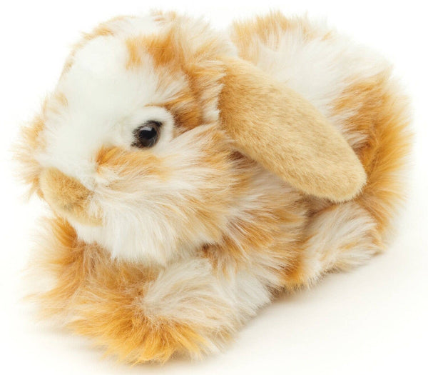 Lapin tête de lion, couché (doré) - 23 cm - douillet/en peluche Uni Toys
