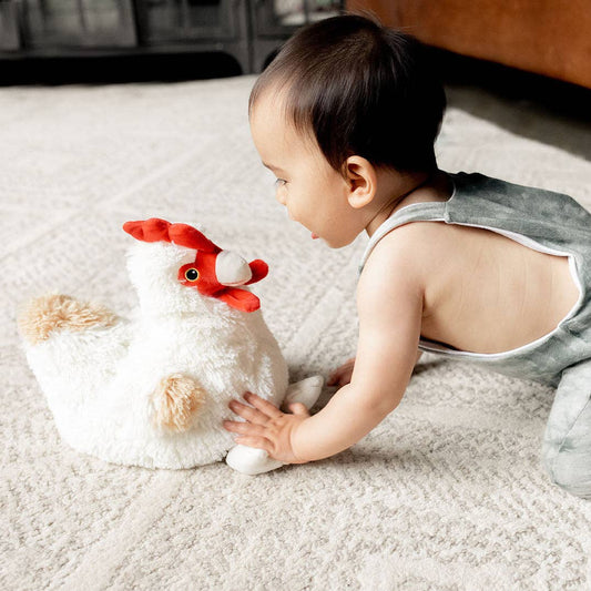 Bolsa de agua caliente de peluche de pollo Warmies