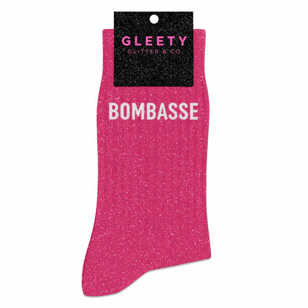 Chaussettes à Paillettes Bombasse Fuschia – Gleety