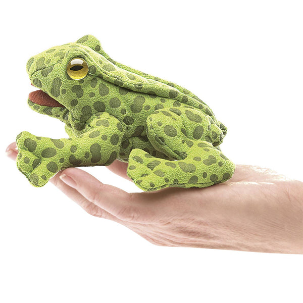 Marionnette à main Mini Grenouille 2761/ Mini Grenouille Folkmanis réaliste
