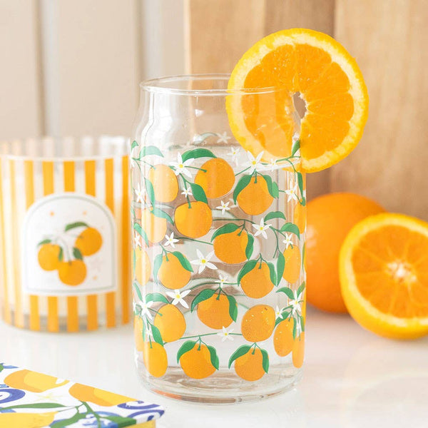 Lattina di vetro per acqua - Arancione