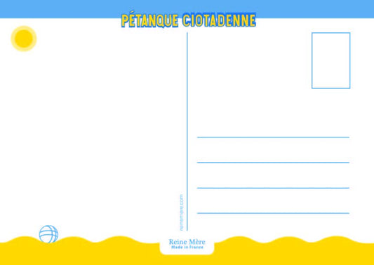 Postcard - Marseille Pétanque