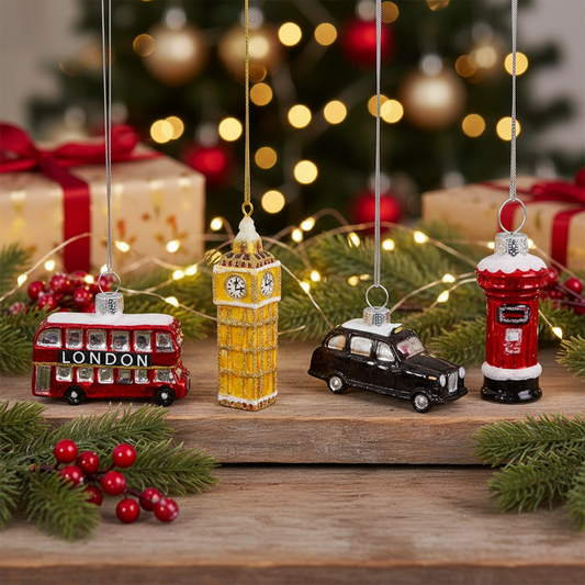 London Mini Christmas Baubles