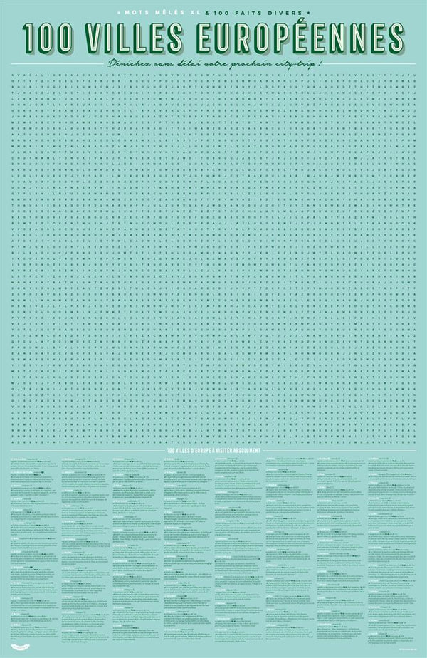 Poster del gioco XL - 100 città europee