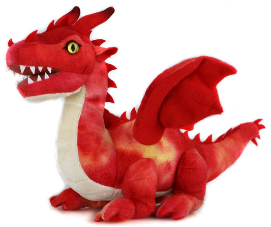 Dragón rojo - 40 cm (largo) - peluche