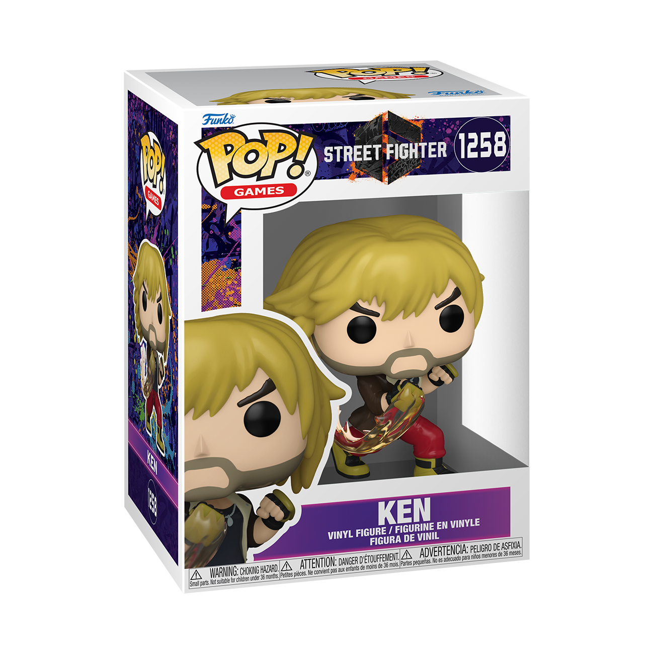 Funko Pop! Ken Street Fighter 1258 - image officielle Funko