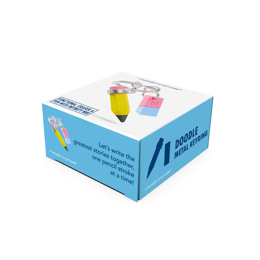 Porte-clés Crayon & Gomme
