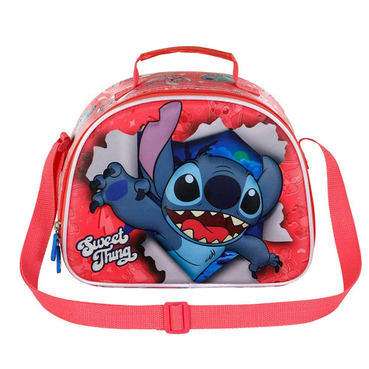 Lilo & Stitch Thing 3D Lunch Bag, Pink