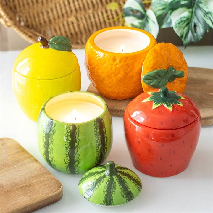 Bougie en forme de Pastèque