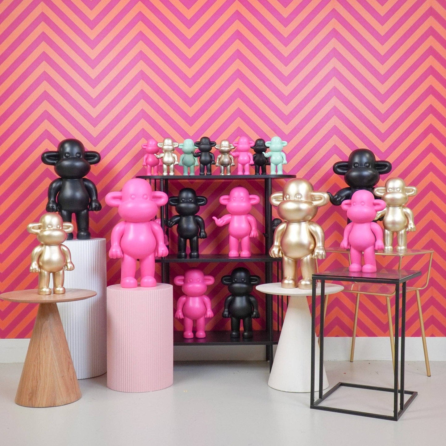 Figurine Singe Hang Loose 'La Légende' - Noir S