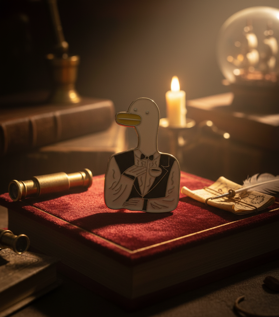 Pin's Canard Blanc Maître d’hôtel