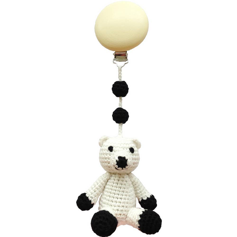 Polar Bear Stroller Hook - White