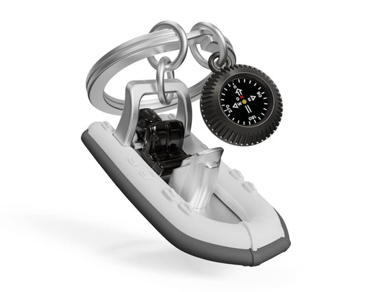 porte cles bateau semi rigide metalmorphose