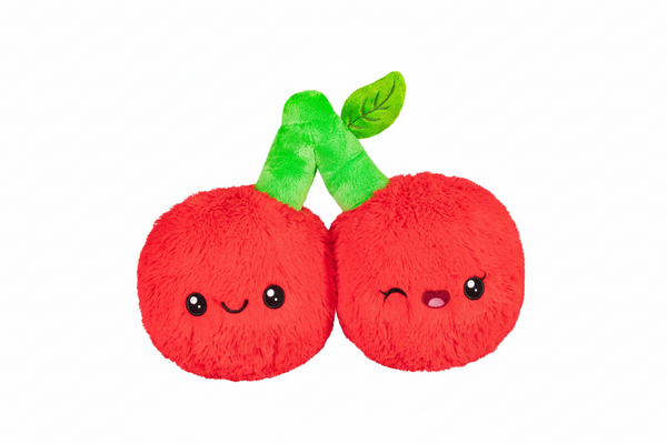 Mini peluche de cereja macia