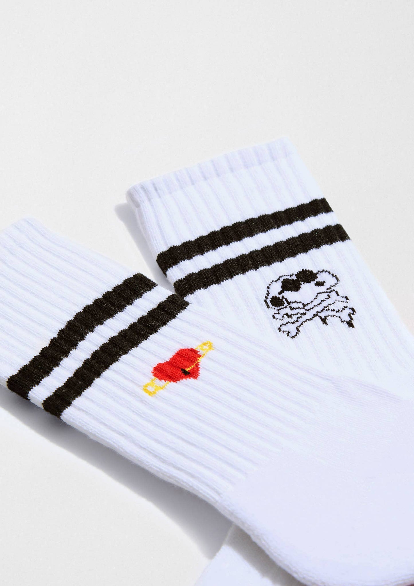 BeSnoopy Skull&Heart Street Socks - 100% biologisch katoen: effen / 36/40