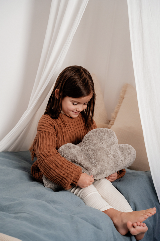 Coussin Chauffant Nuage | gris