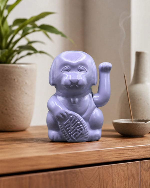 Chien Chanceux Violet