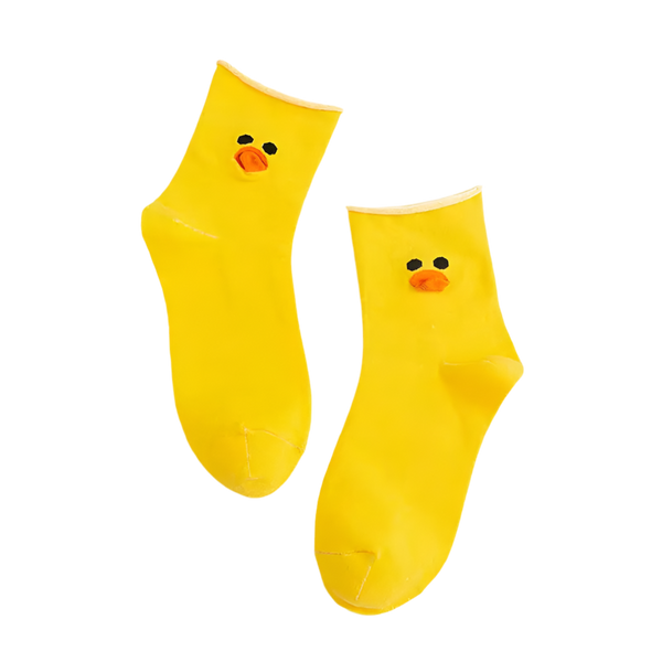 Calcetines de pato amarillo