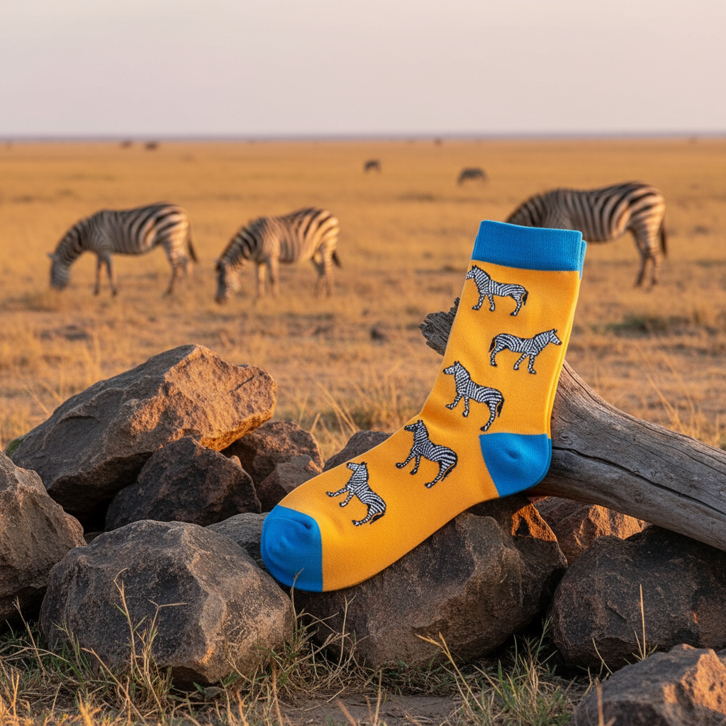 Calcetines de cebra