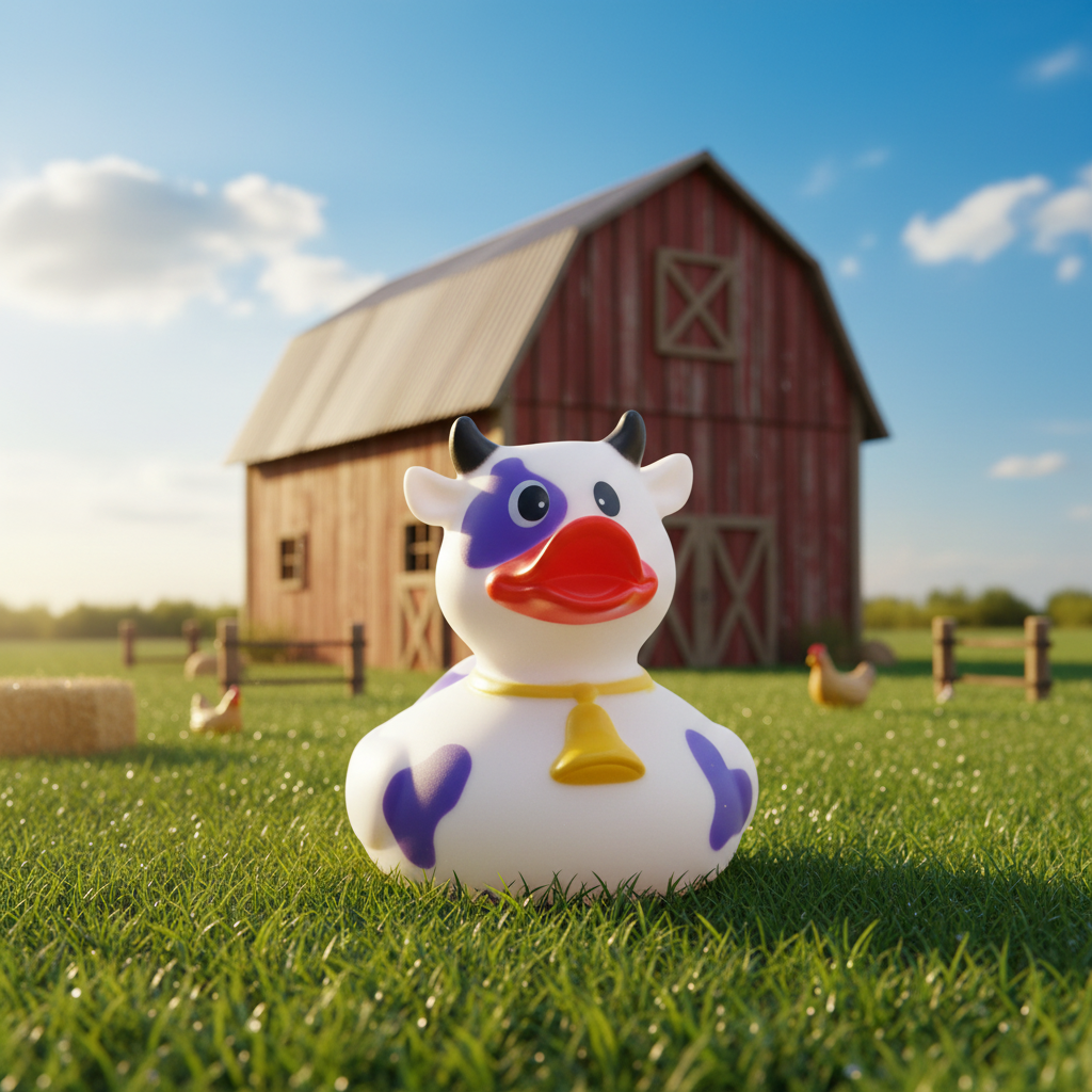 Canard Vache Violette