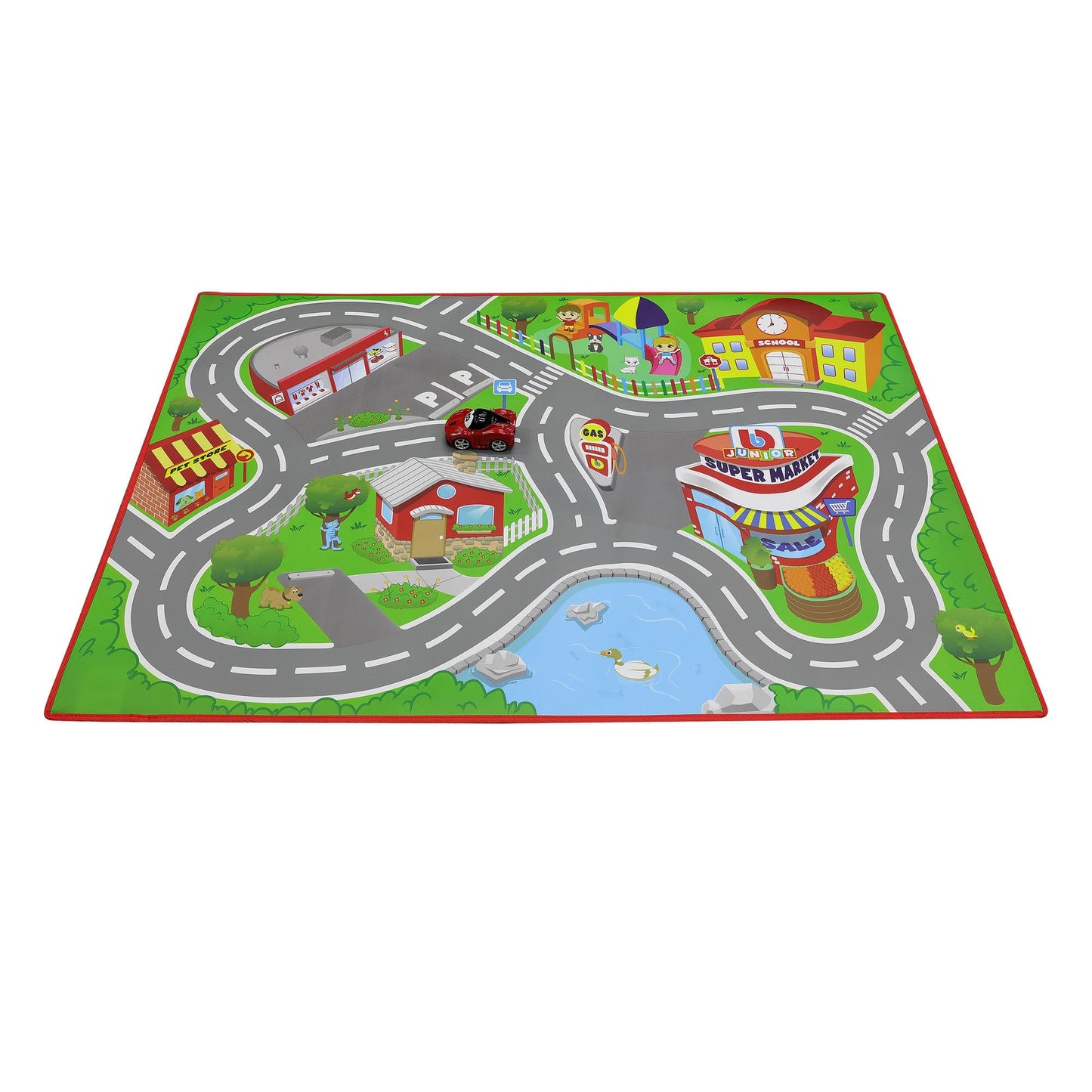 Tapis de jeu BB JUNIOR FERRARI JUNIOR CITY (boîte)
