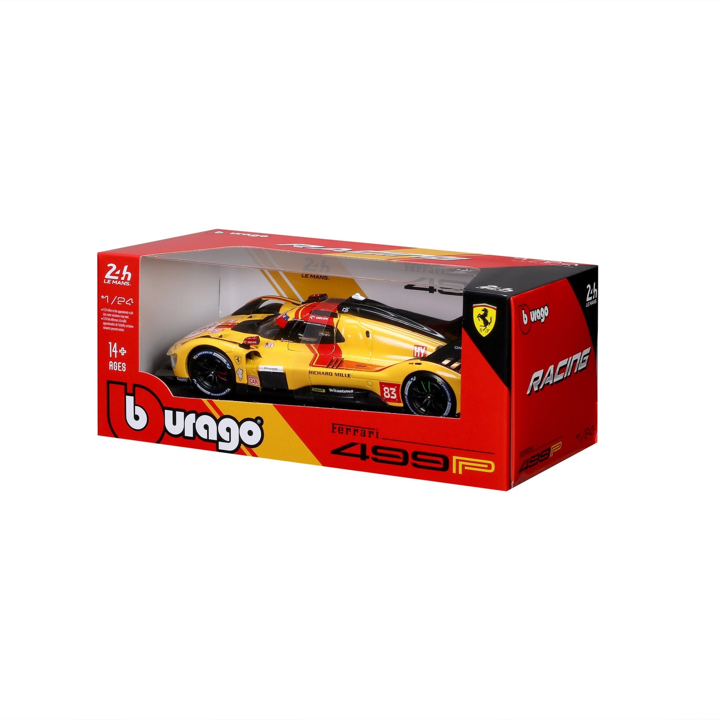 1:24 FERRARI RACING 499P LE MANS HYPERCAR 2025 AF CORSE #83