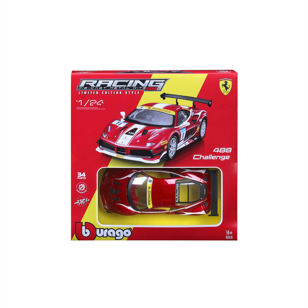 KIT DE COURSE FERRARI 488 CHALLENGE 2017 1:24