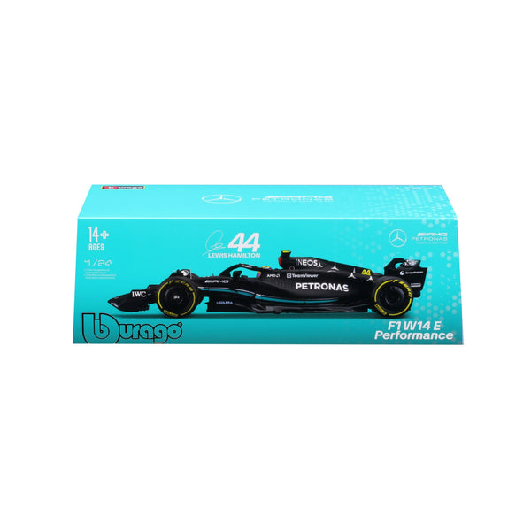 1:24 F1 MB W14 2023 AVEC CASQUE HAMILTON