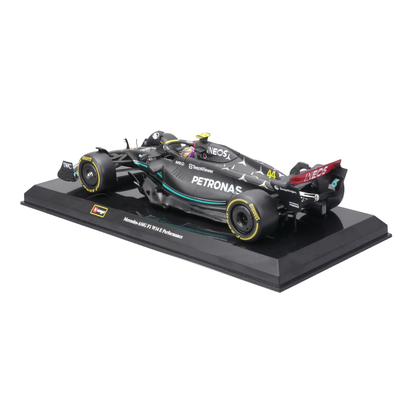 1:24 F1 MB W14 2023 WITH HAMILTON HELMET