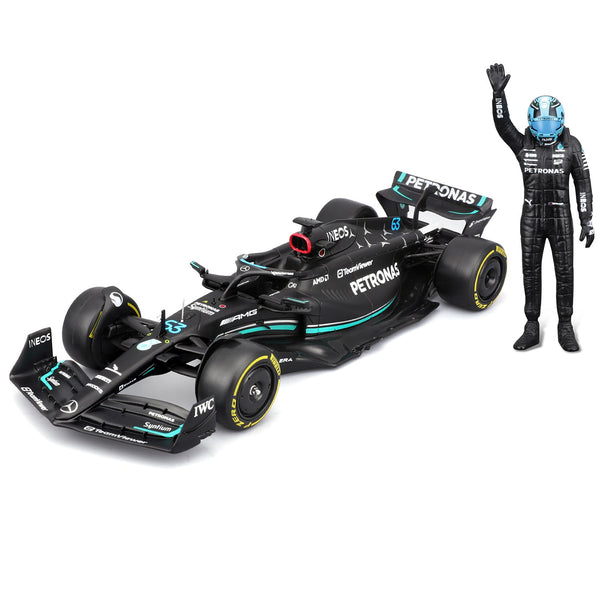 1:24 F1 MB W14 2023 AVEC FIGURINE DU PILOTE RUSSELL