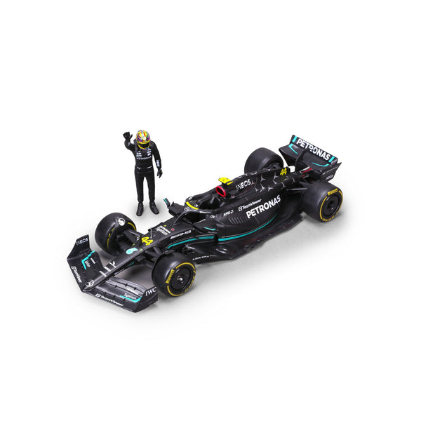 1:24 F1 MB W14 2023 AVEC PILOTE FIGURE HAMILTON