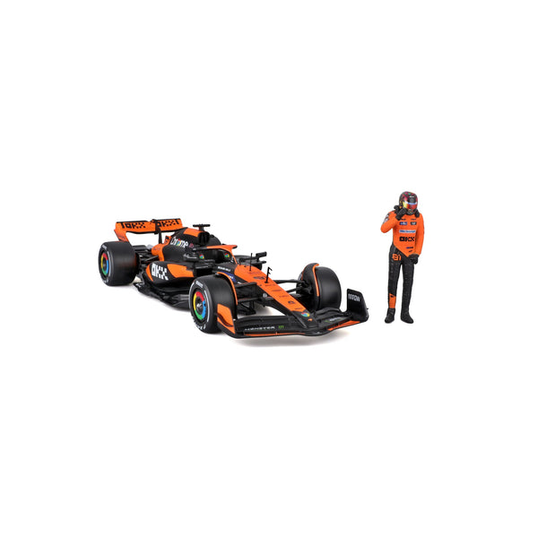 1:24 F1 MCLAREN MCL38 2024 AVEC FIGURINE PILOTE PIASTRI
