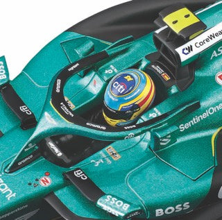 1:24 F1 ASTON MARTIN AMR25 WITH ALONSO HELMET