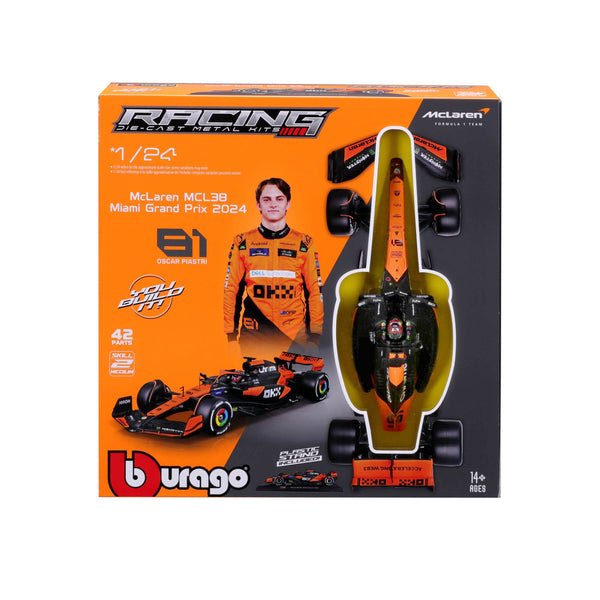1:24 F1 MCLAREN MCL38 2024 modèle KIT PIASTRI