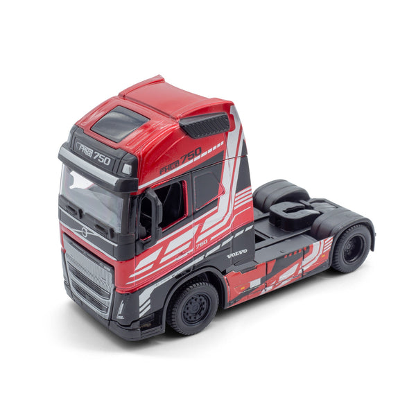 1:43 STREET FIRE HAULERS CABINES PERSONNALISÉES VOLVO FH16 GLOBETROTTER 750 XXL ROUGE