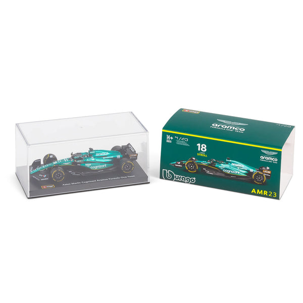 1:43 F1 ASTON MARTIN 2023 AMR23 AVEC PROMENADE AU CASQUE