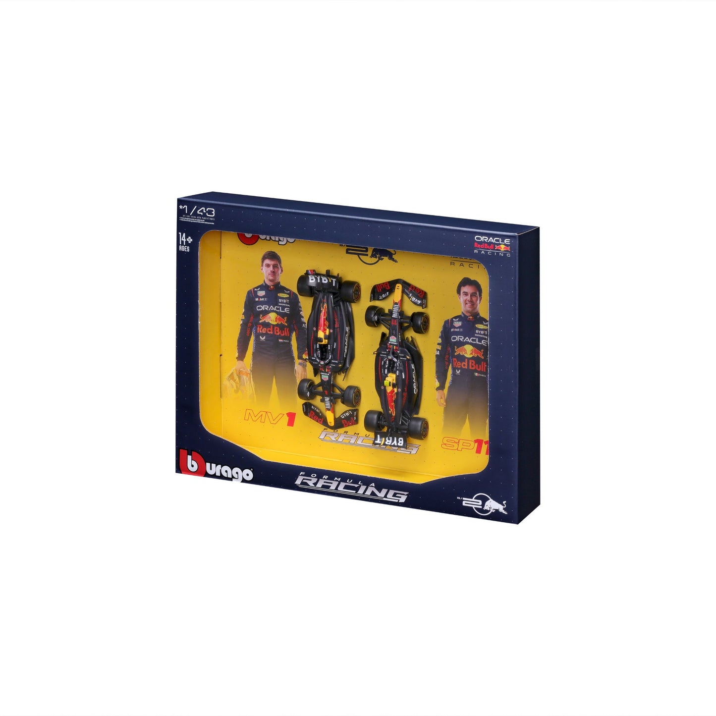 1:43 F1 RED BULL RACING RB20 2024 TWO-PACK VERSTAPPEN AND PEREZ