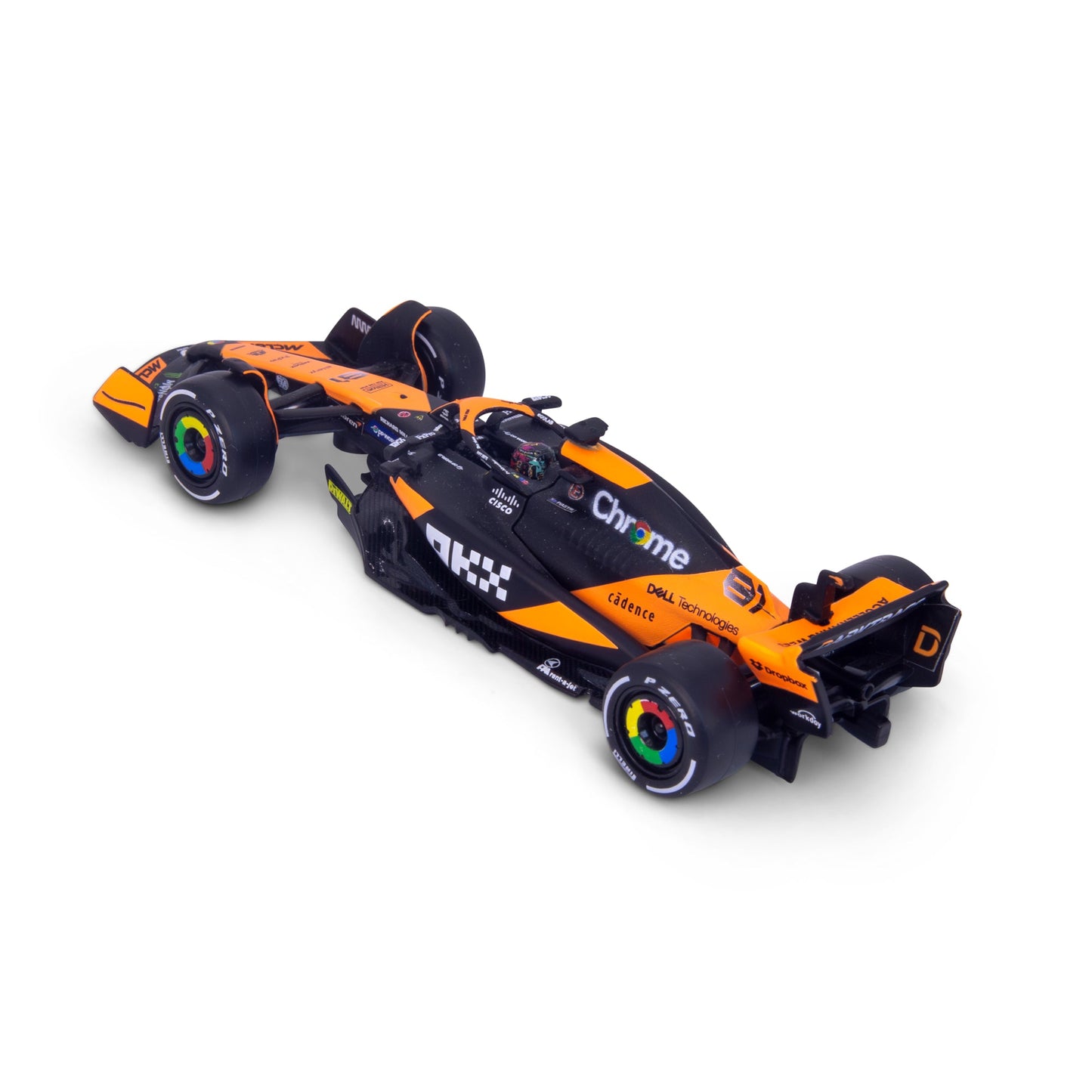 1:43 F1 MCLAREN MCL38 2024 AVEC CASQUE PIASTRI