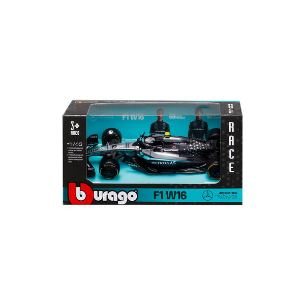 1:43 F1 MERCEDES AMG W16 2025 ANTONELLI IN 12PC DISPENSER