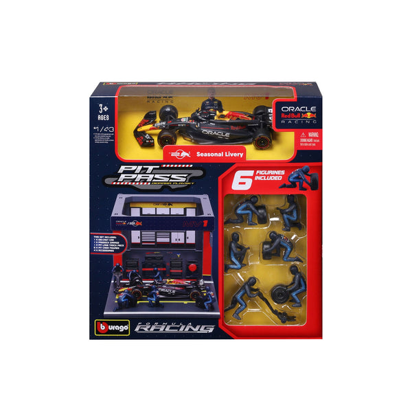DIORAMA DE PASSAGE AUX STANDS DE LA RED BULL RACING RB20 2024 À L'ÉCHELLE 1:43 VERSTAPPEN