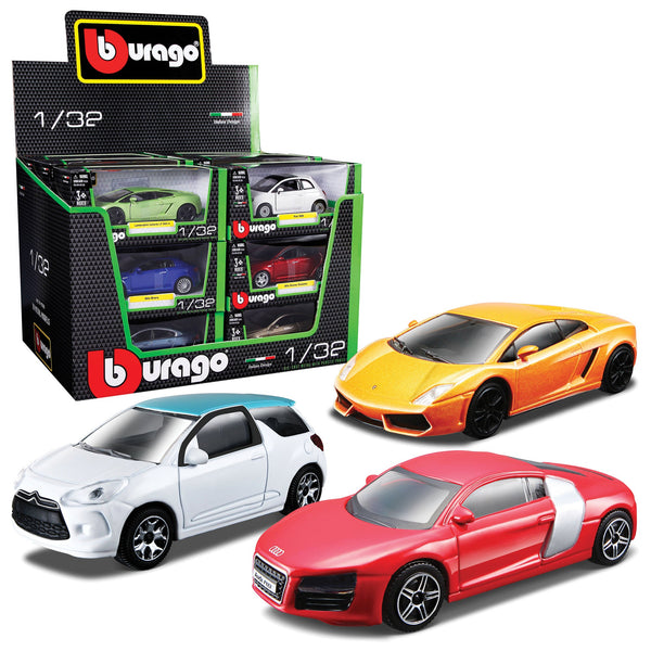 ASSORTIMENT DE VOITURES CLASSIQUES 1:32 DISTRIBUTEUR 18 PIÈCES