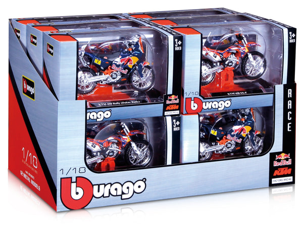 1:18 WRB KTM CYCLE - DISTRIBUTEUR 12 PIÈCES