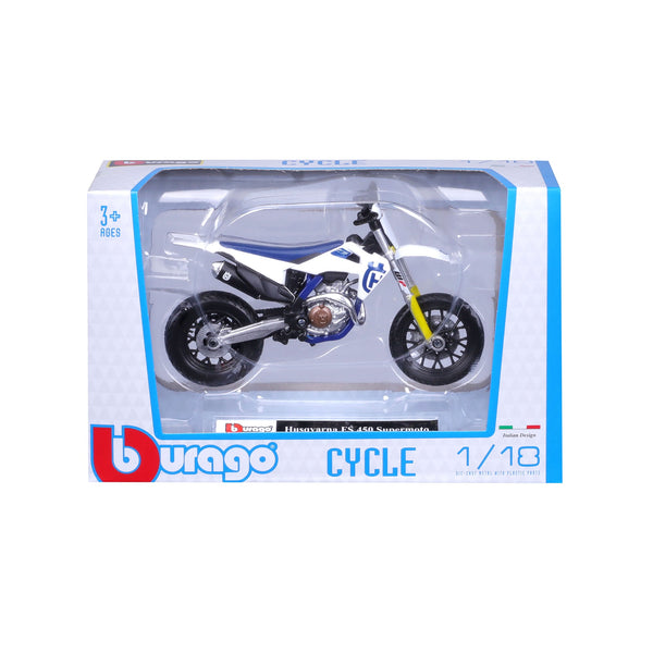 1:18 MOTORBIKE HUSQVARNA FS 450 SUPERMOTO