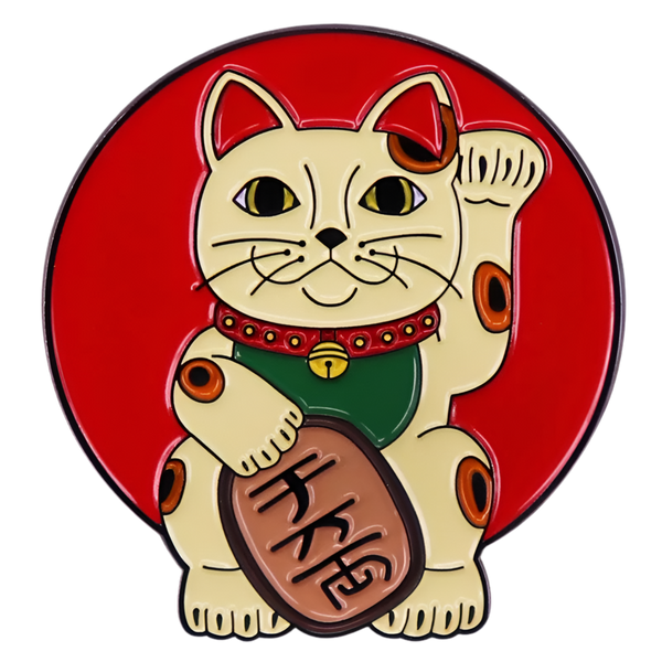 Spilla Lucky Cat Rising Sun