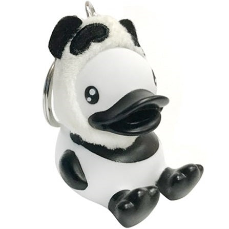 Portachiavi anatra e panda