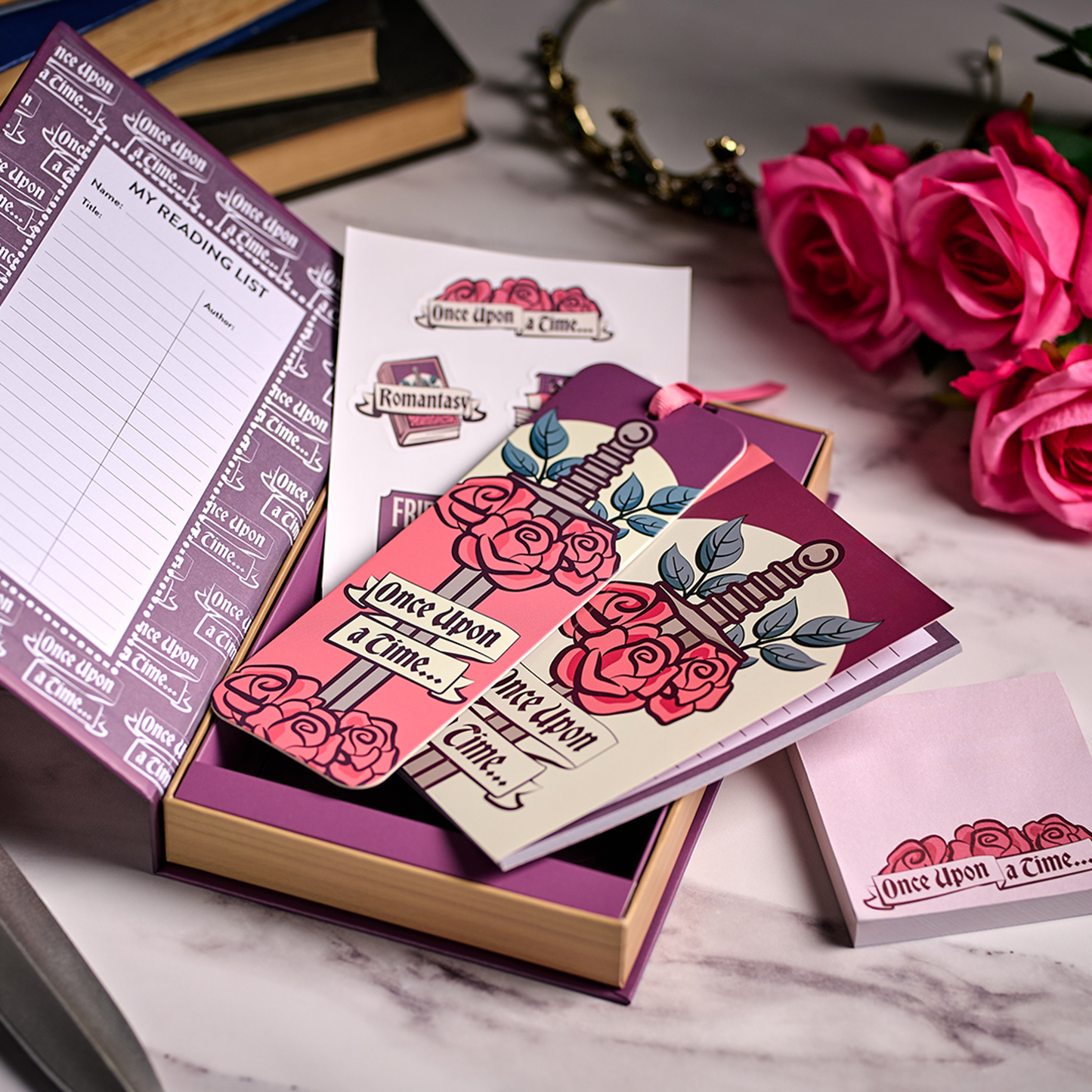 Coffret papeterie Romantasy