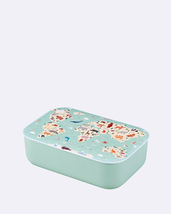 Bioloco Plant Classic Lunchbox - Mappa degli animali