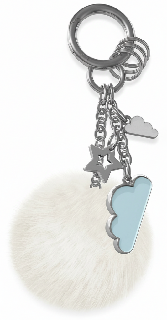 Joyería de bolsas de nubes azules