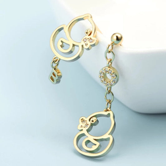 Pendientes de pato B. Duck