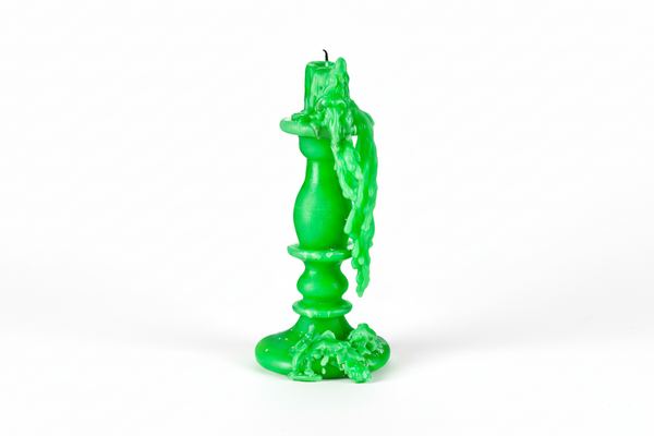 Bougie Chandelier Verte